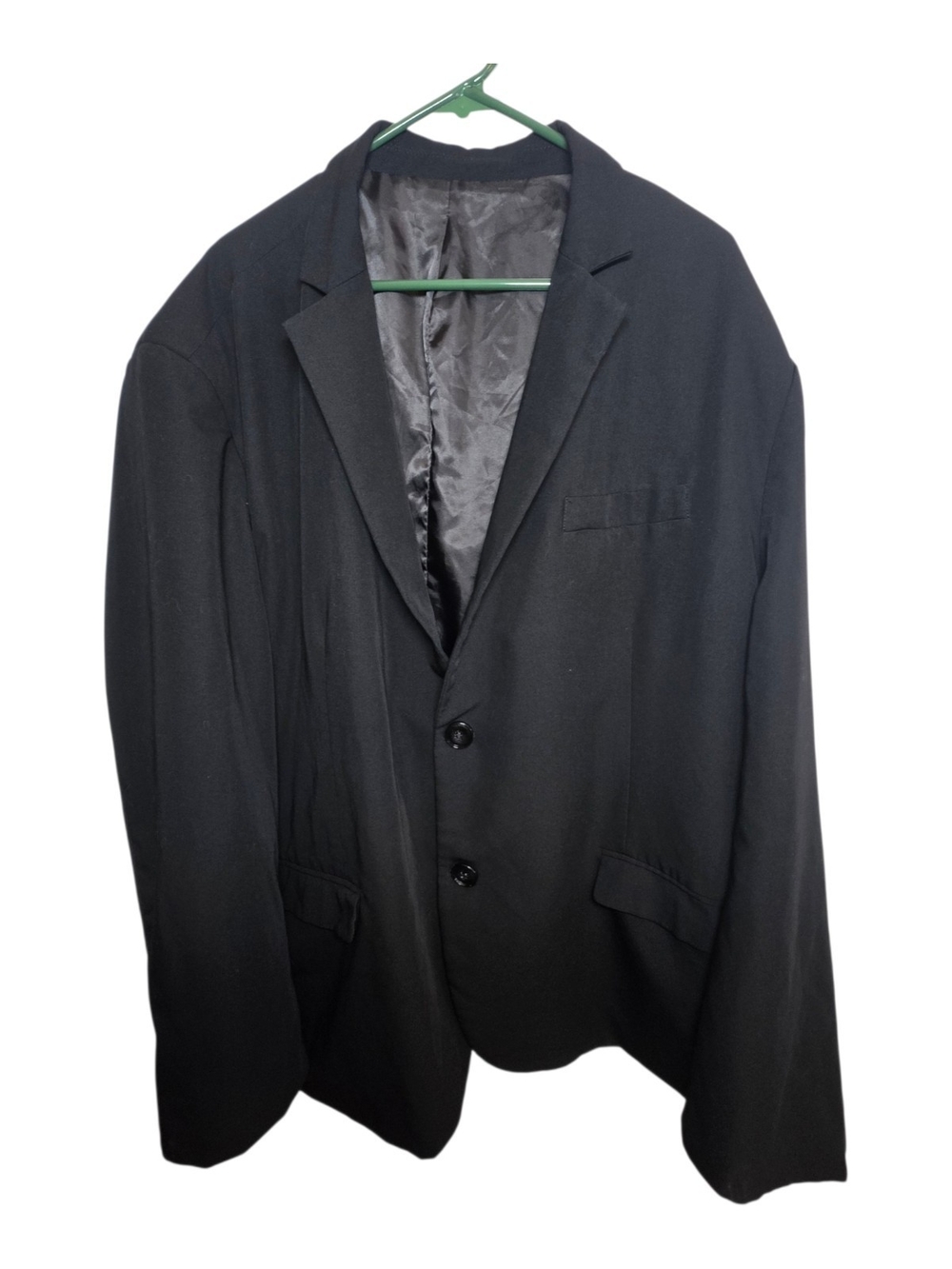 Women's Plus Size 6XL Black Stretch Blazer Jacket Comfort Knit Long Sleeve 6X
